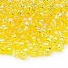 Kašaste perle (seed beads) 4 mm providna AB žuta