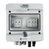 DCAC switchgear // IP65, SPD DC Noark 1000V type 1+2, 1 x PV string, 1 x MPPT // SPD AC Noark type 1+2, 16A 1-F