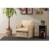 Atelier del Sofa Fotelja na rasklapanje Saga Single, 68 x 70 x 66 cm, Krem