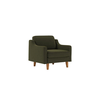 ATELIER DEL SOFA 1-Seat Sofa fotelja Robin 1 Oil Green Walnut