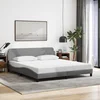 Okvir za krevet Dover svijetlo siva 180x200 cm tkanina