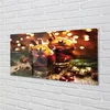 tulup.si Slika na akrilnem steklu Zimska cimet čaj 100x50 cm 2 obešalnika