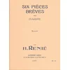 RENIE:6 PIECES BREVES POUR HARPE