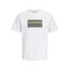 JACK & JONES Majica JCOFusion jelka / bela