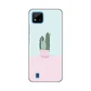 TELEMPIRE Silikonska maska za telefon Realme C11 2021/C20 Cactus tirkizna