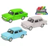 Welly Trabant 11 cm kovinski hrbtni del - mešanica barv (zelena, modra, bež)