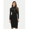 Marciano Guess Cocktail obleka G6BK41 Z1924 Črna Slim Fit