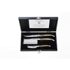 Set nožev za sir Laguiole Razkošje 3 pc olivno