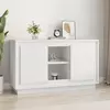 Komoda bijela 102 x 35 x 60 cm od konstruiranog drva
