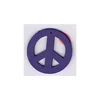 Drveni privezak „peace“ ljubičasti