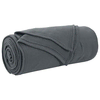 Vidaxl Odeja Temno siva 200 x 150 cm Flis