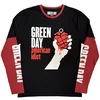 Green Day American Idiot (Sleeve Print) Black & Red XL Majica