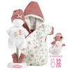 Llorens M636-50 oblačila za dojenčkovo punčko NEW BORN velikosti 35-36 cm z dodatki