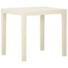 Vrtni stol bijeli 79 x 65 x 72 cm plastični