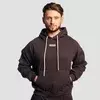 GymBeam Aura Hoodie Tee Brown