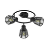 Prezent 27518 - Spot svetlo PONTEO 3xE27/40W/230V, crno