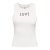 ONLY Top ONLIRIS srebrna/bela