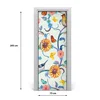 tulup.si Nalepka na vratih Metulji cvetje 75x205 cm