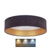 Brilagi - LED stropno svetlo VELVET STAR LED/24W/230V prečnik 40 cm siva/zlatna