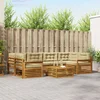 Set vanjskih sofa 7 pcs Prirodna i bež