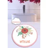Lessentiel Maison Kupatilski otirač With Love, 100cm, Beli