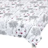 Bellatex Namizni prt DITA Twigs siv, 100 x 100 cm