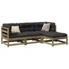 4-dijelni set vrtnih sofa od impregnirane borovine