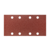 Brusni papir 93x185 mm, K80, 5 kos z odprtinami 55H738