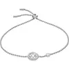 Zapestnica Fossil Glitz Extension JFS00519040 Srebrna