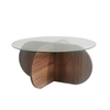 Hanah Home Bubble Sapphire Klub sto, 75x35x75cm, Orah
