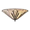 Endon 63935 - Tiffany ASTORIA stropna svetiljka, 2xE27/60W/230V, prečnika 48 cm