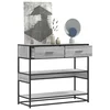 Konzolni stol boja hrasta 90x35x80 cm konstruirano drvo