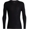 Icebreaker Mens 175 Everyday LS Crewe, črna, s