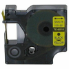 Toner123 Kompatibilen trak za Dymo D1 45018/LabelManager/LabelPoint/LabelWriter/Rhino/MobileLabeler 12mm (1/2) x 7m - črn izpis/rumen trak