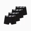 PUMA Boxer Briefs 4-Pack Men, Black/Grey Melange
