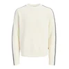 JACK & JONES Pulover JCOTRACE kremna/črna
