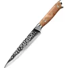 Damaskasti kuhinjski nož ZA-37477 - Utility / Smeđa KP37477