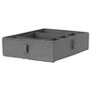 SKUBB Kutija s pregradama, tamnosiva, 44x34x11 cm