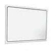 SAPHO GEMINI Kopalniško Ogledalo z LED Osvetlitvijo 90x50cm - IP44, Korozijsko Odporno