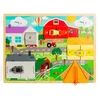 Bigjigs Toys Motorická doska každodenných zručností