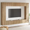 vidaXL Komplet TV omaric 8 pcs artisan hrast Srednja Konstruiran les