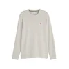 TOM TAILOR Majica temno siva / off-bela