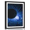 Plakat s paspartujem skrivnostni vzorci - 20x30 no frame