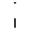 Sollux SL.1573 - Luster na sajli KARBON 1xGU10/10W/230V crna