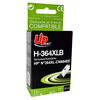 UPrint kartuša HP št. 364XL (CN684EE), 20ml (kompatibilna, črna, nivo črnila)