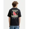 Jack & Jones Majica Riviera 12295202 Črna Regular Fit