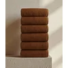 Lessentiel Maison Set peškira za ruke, 6 komada, Braon