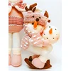 MAISON ADORABLE Novogodišnji plišani Sneško Belić 38 cm, Roze