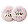 Spielehelden Značke Sweet Bride Dekliščina 12 značk 5,6 cm izjemno velike Darilo za dekliščino (AMZBUTA012)