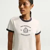 Nike W NSW NK CLB RNGR TEE CRST, ženska majica, bela IV5499